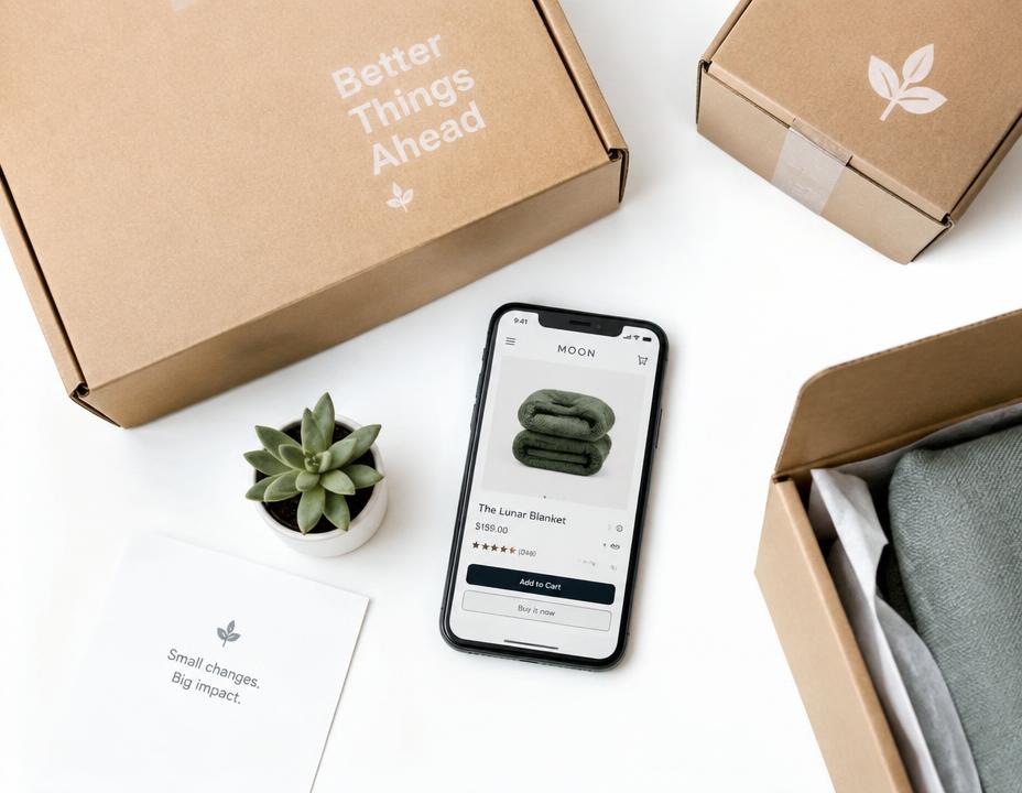 Ecommerce product packaging and listing